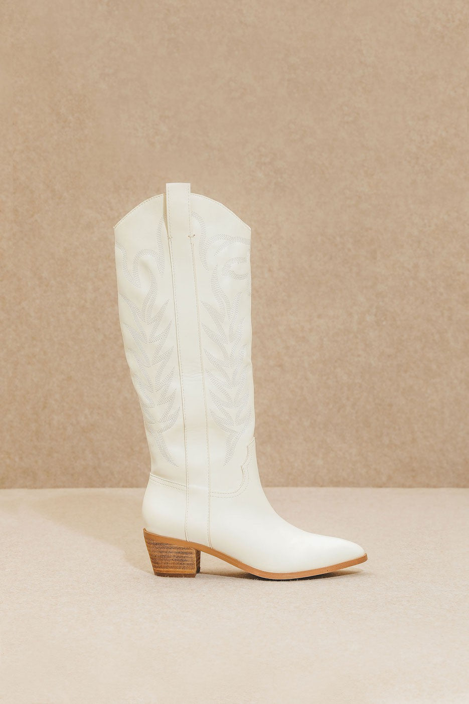 Rylee Western Boots- White