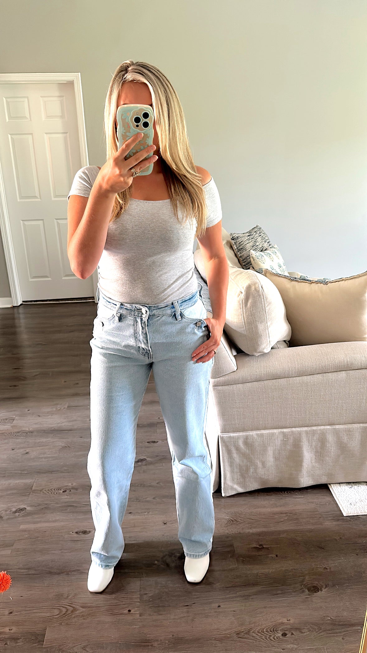 Kan Can Contrast Jeans