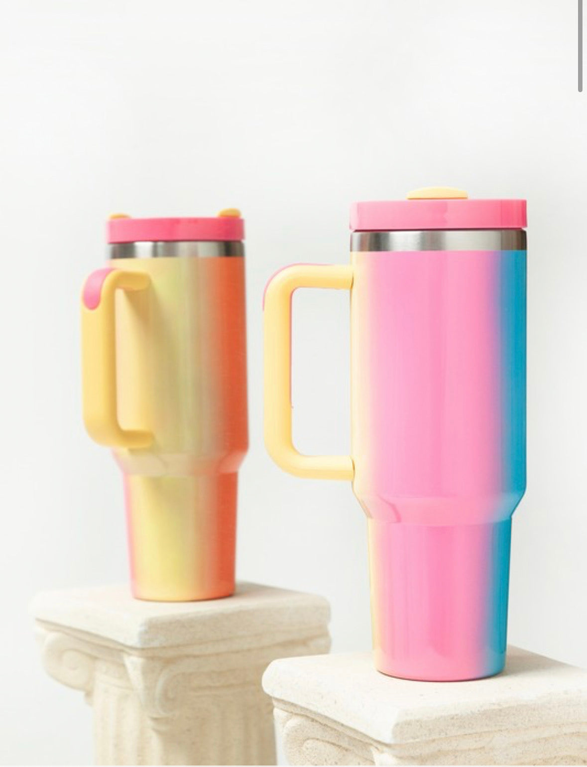 40 oz. Stainless Steel Tumbler - Rainbow