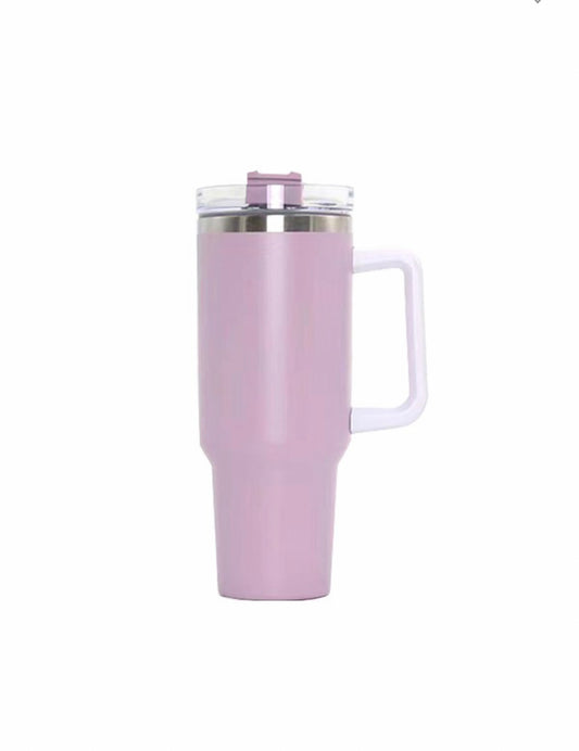 40 oz. Stainless Steel Tumbler- Lavender