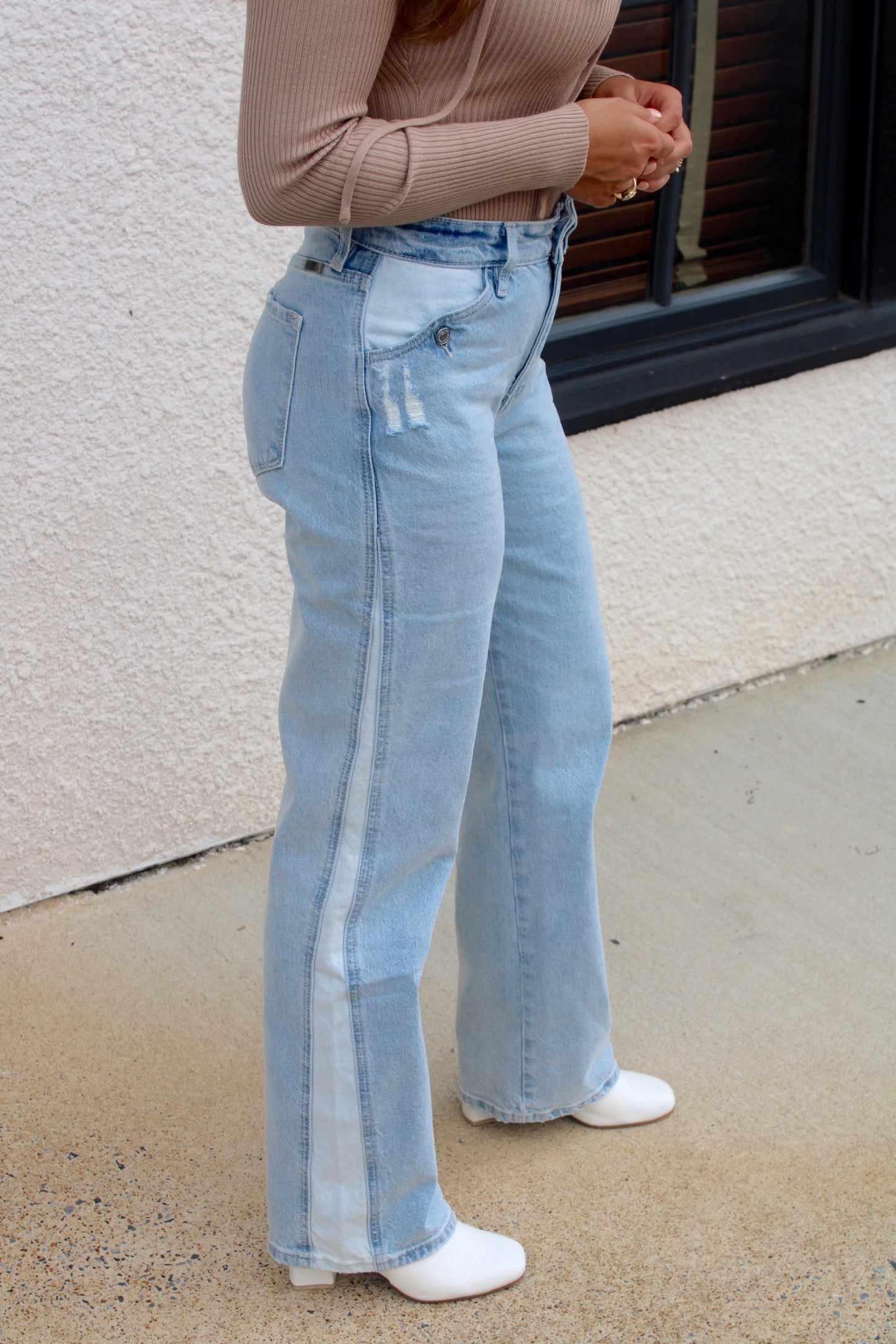 Kan Can Contrast Jeans