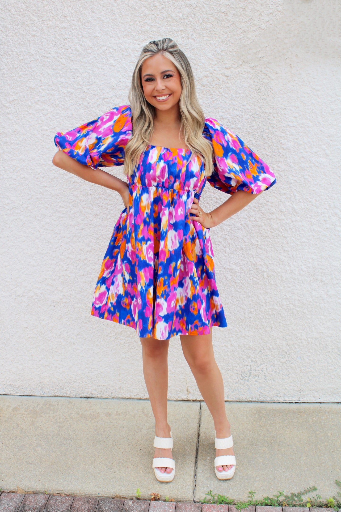 Carli Puff Sleeve Dress