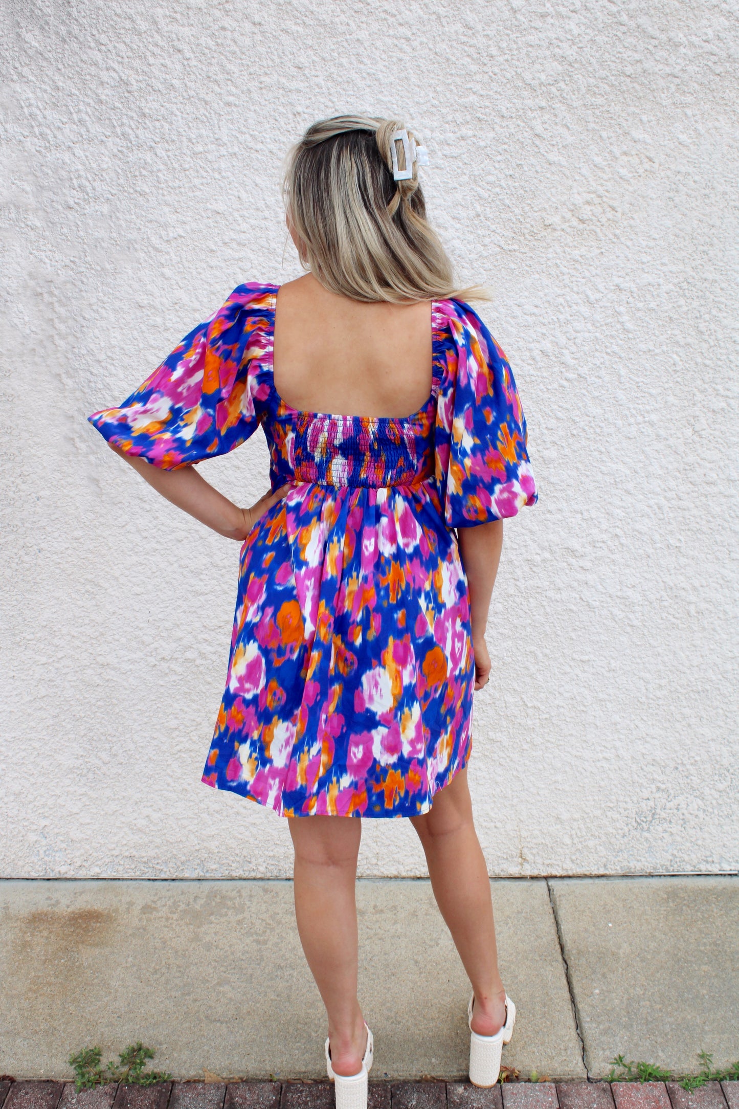 Carli Puff Sleeve Dress