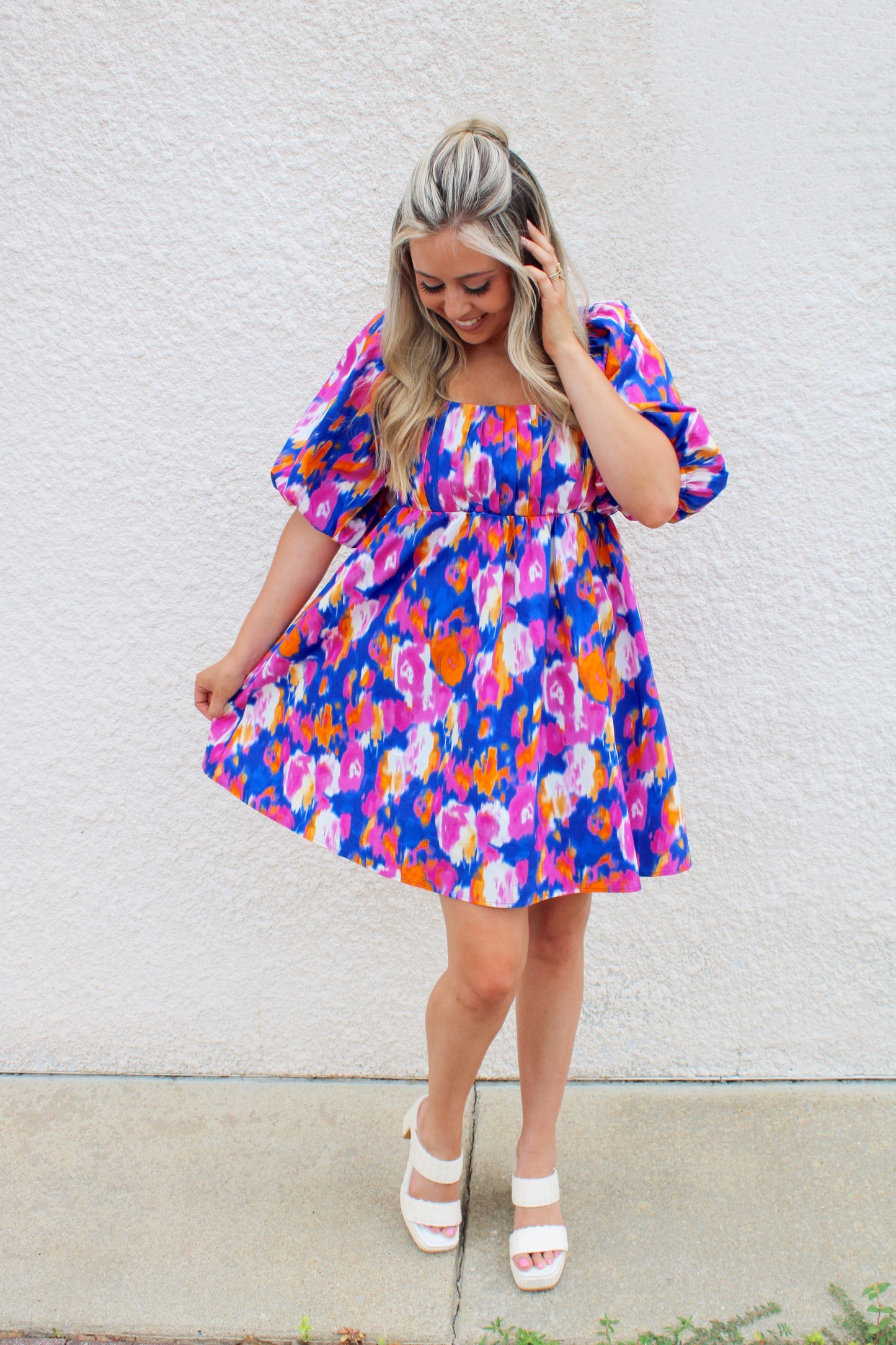 Carli Puff Sleeve Dress