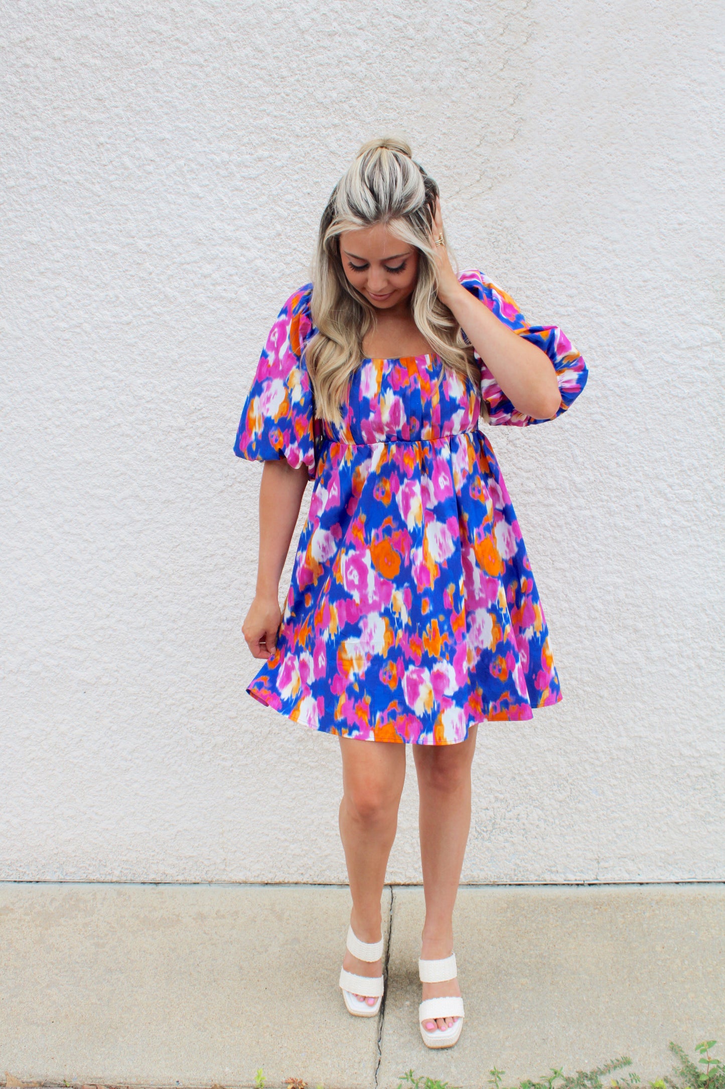 Carli Puff Sleeve Dress