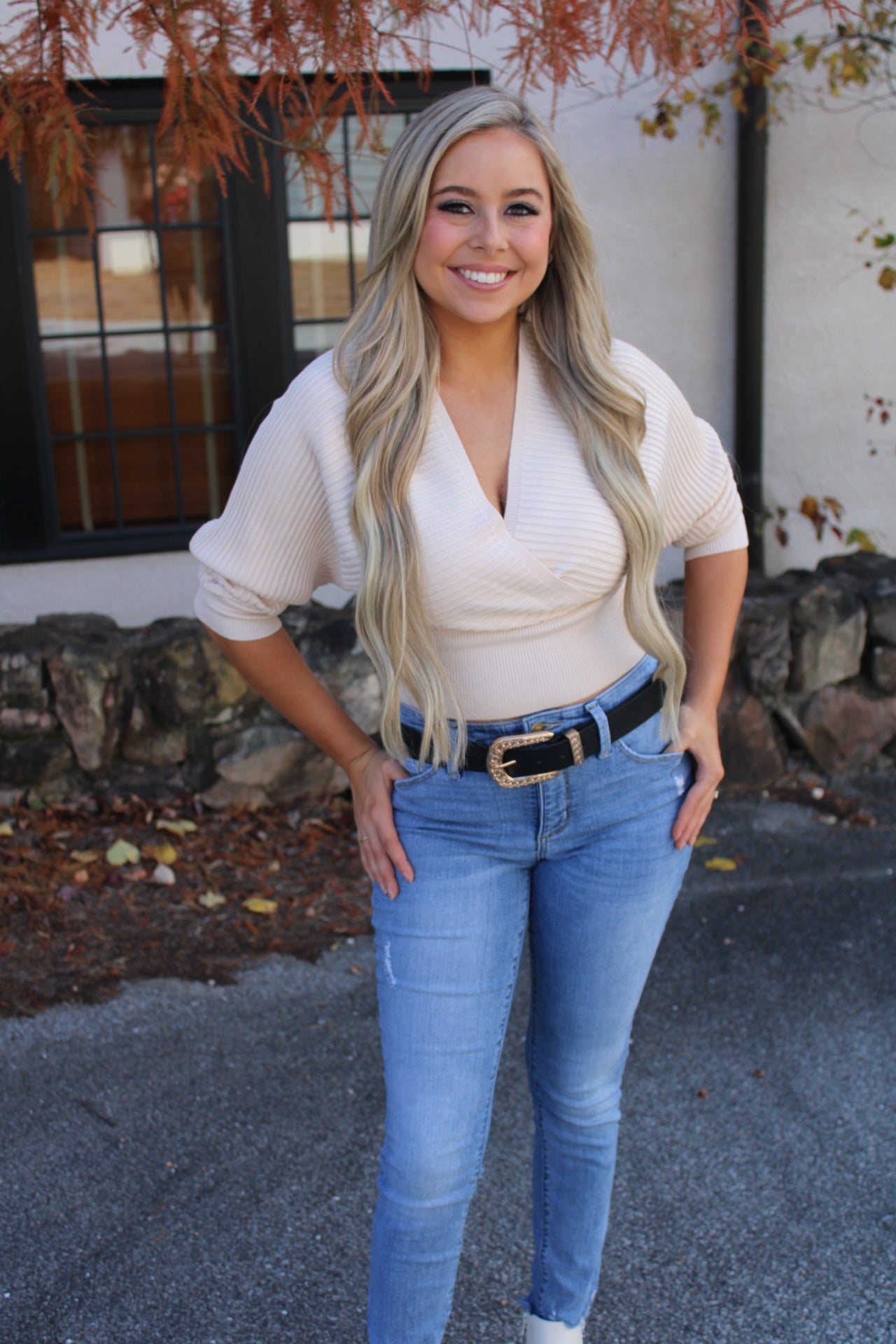 Gold Western Belt- Black