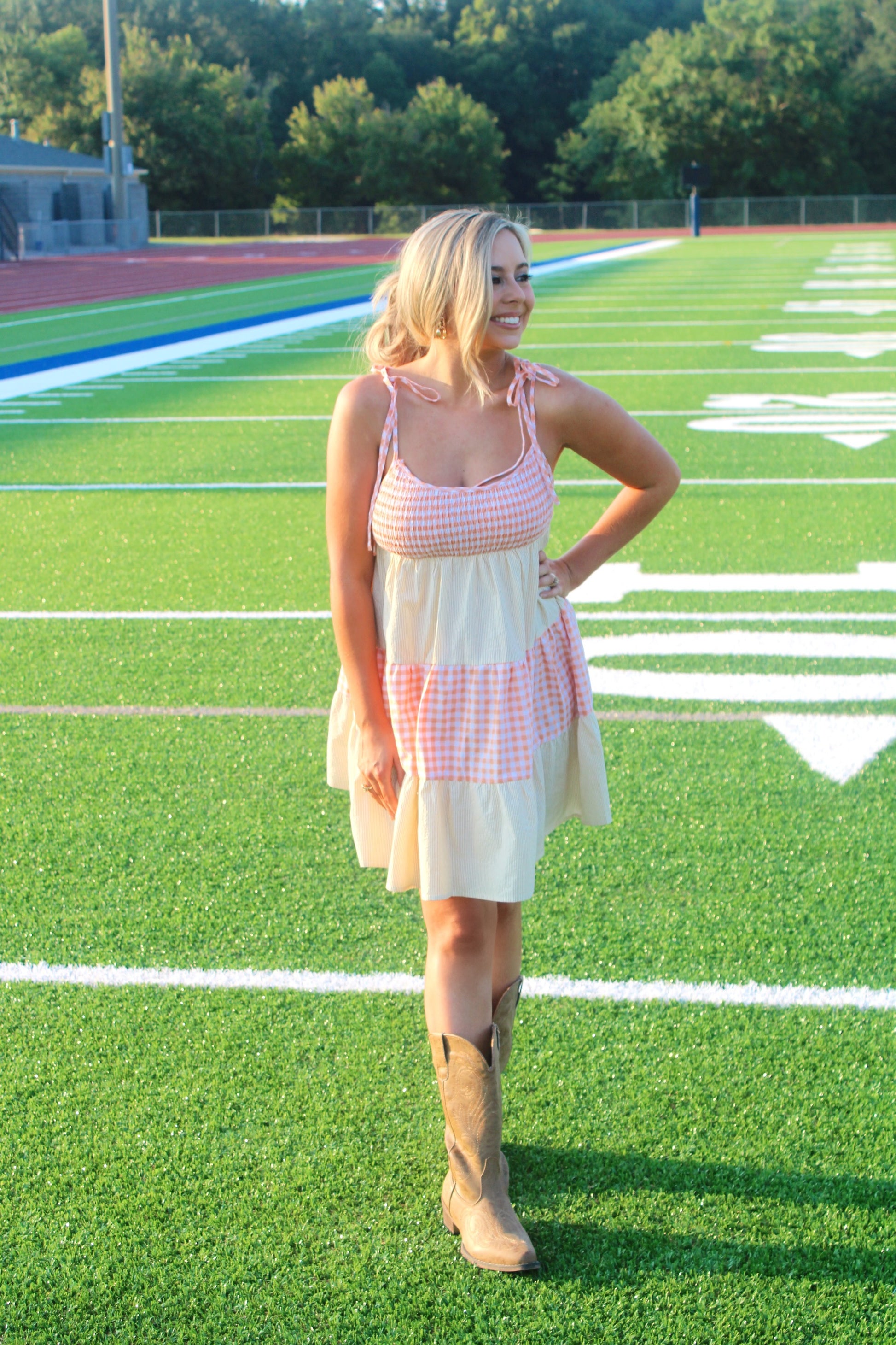 daisy jersey short tier dress Green Short Tiered Jersey Dress | WHISTLES