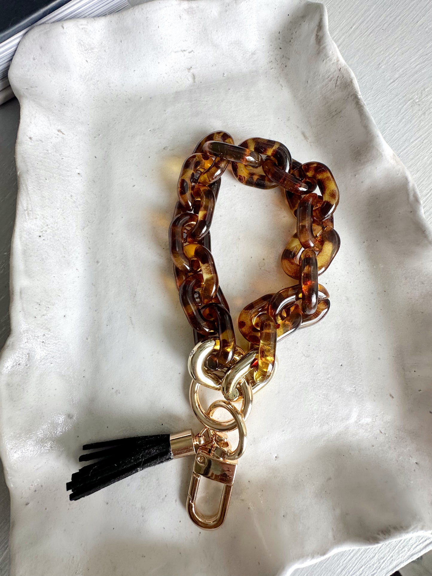 Tortoise Shell Key Ring