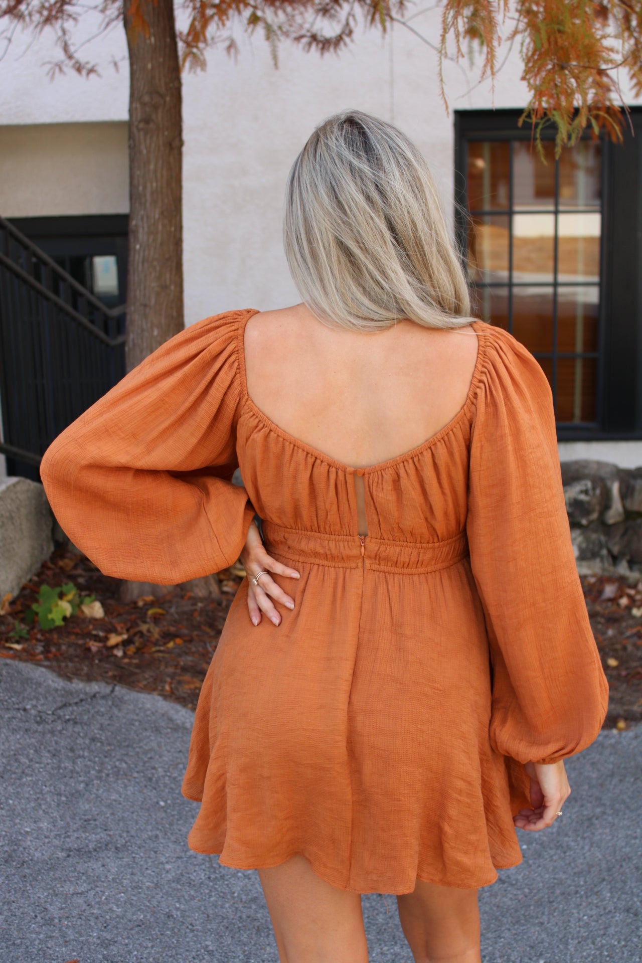 Fall For Me Rust Romper