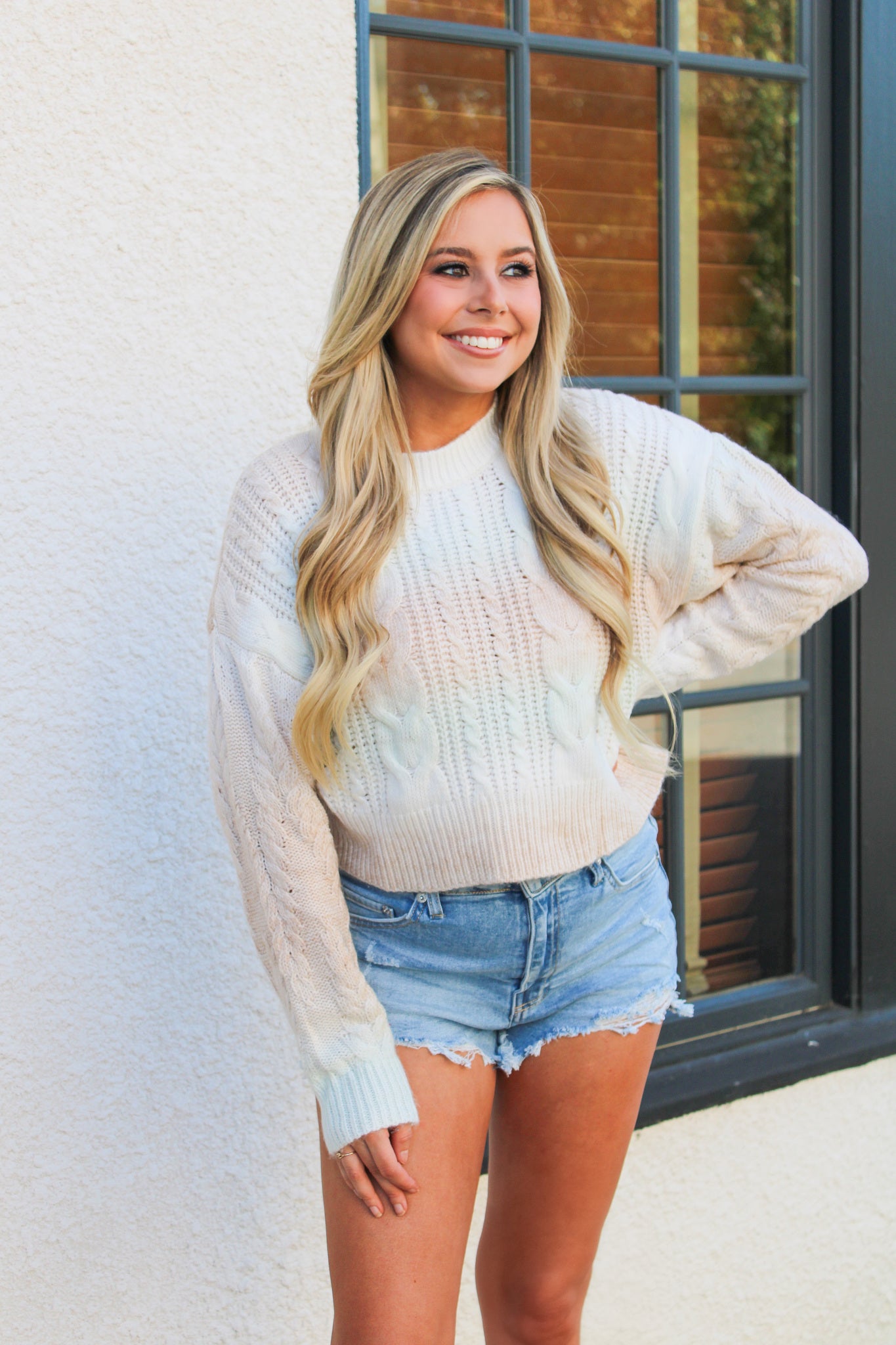 Gradient Sweater Top