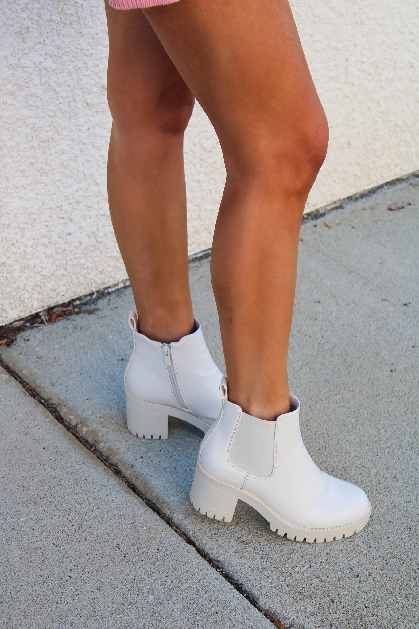 Bianca Booties- Ivory